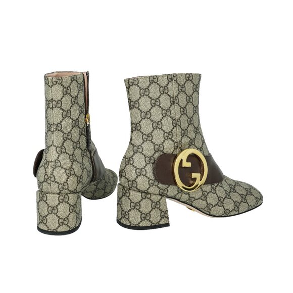 Gucci 701706 Blondie GG Supreme Ankle Boots - Picture 4 of 10
